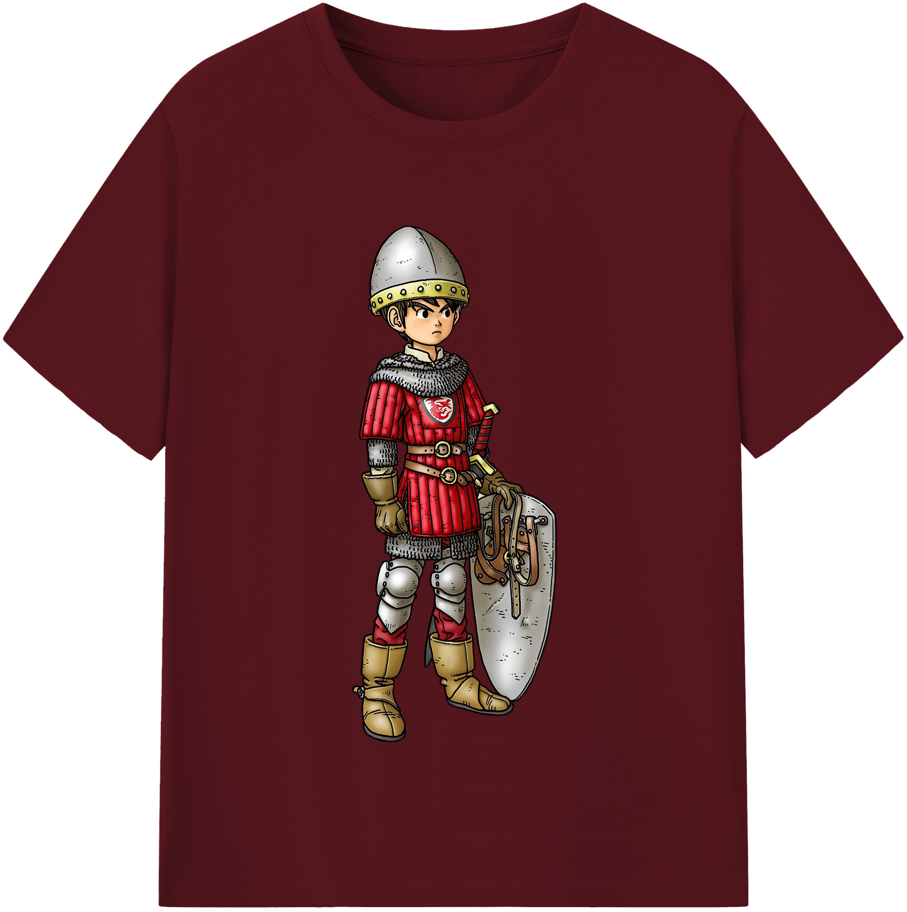 （画像用） ドラゴンクエスト Doragon Kuesuto Dragon Quest 綿100％半袖Tシャツ（フロントプリント）